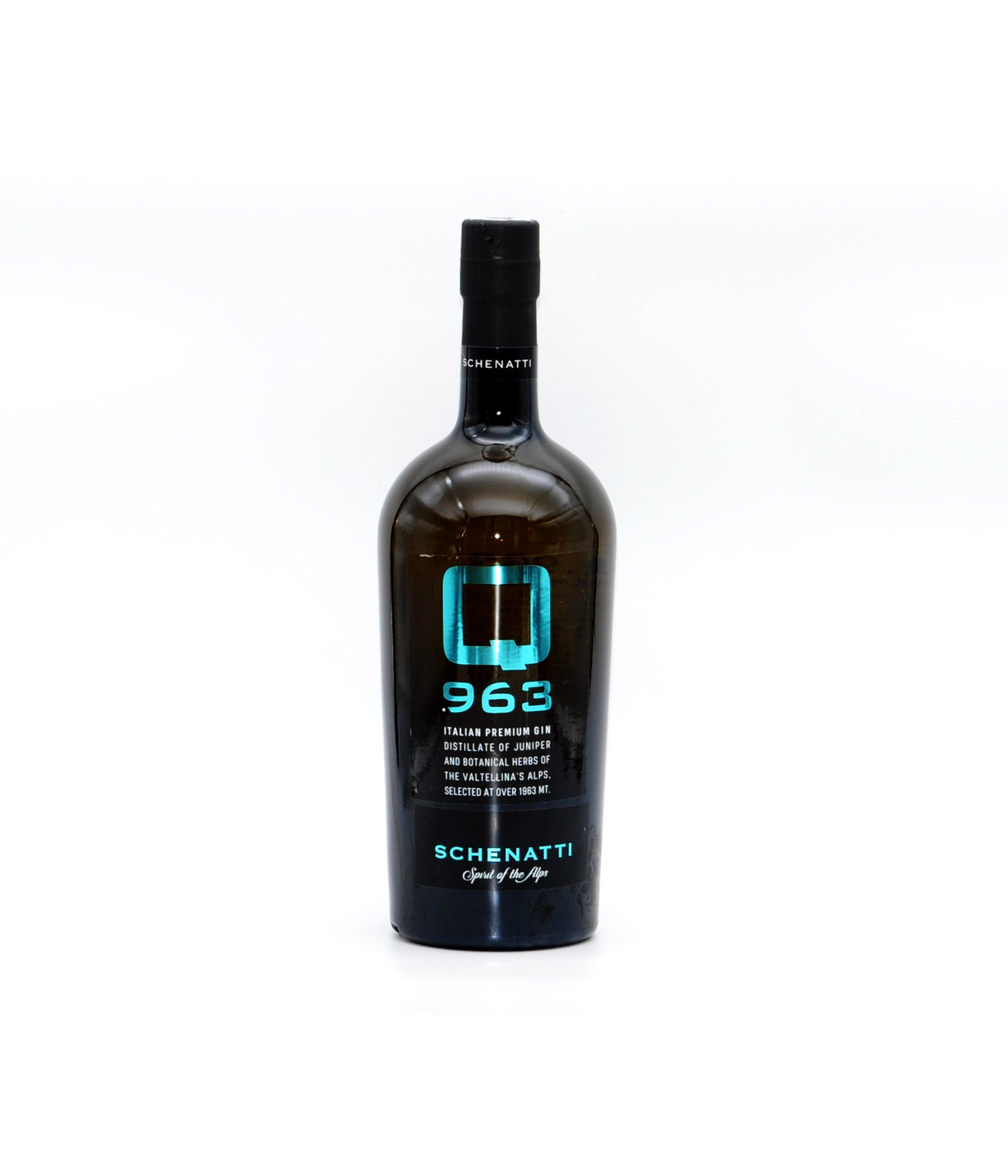 Premium Dry Gin in Made Q.963 Valtellina 